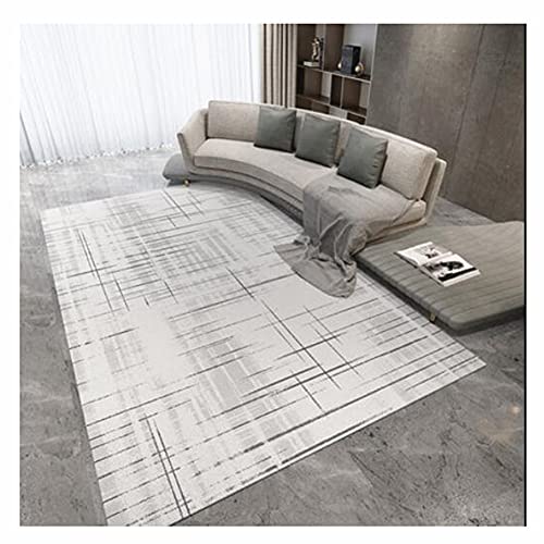 LIUNA Polyester Teppich Wohnzimmer Schlafzimmer Essecke modern Teppich Großer Flaum weich Hartholz Teppich Fußboden Bereich voller Teppich (Size:300x200cm,Color:6) von LIUNA
