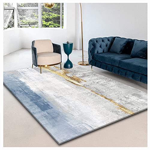 Teppich Mit Geometrischem Muster Grau Modern Teppich Nordischer Teppich Wohnzimmer Schlafzimmer Teppich Geometrischer Kaffee Tischfußmatte Startseite Sofa Nachttischdecke Großf(Size:120x160cm,Color:3) von LIUNA