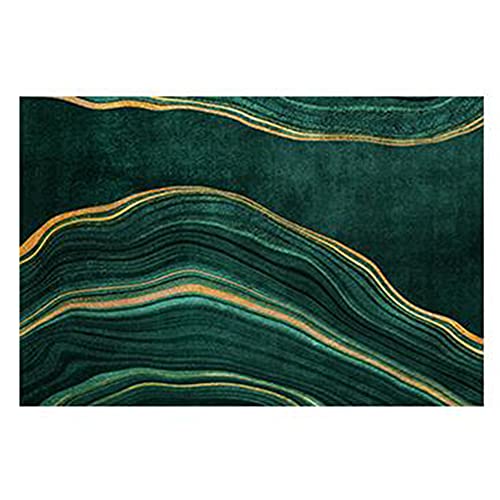 Wohnzimmerteppiche Großer Teppich Dunkelgrün Küche Bodenmatte Verlaufsmuster Schlafzimmer Wohnzimmer Läufer Esstisch im Saal Läufer Wohnkultur (Size:160x230cm,Color:3) von LIUNA