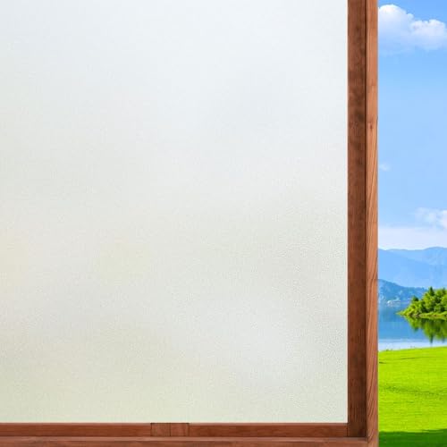 Fensterfolie Sichtschutzfolie 100 x 220 cm Ohne Klebstoff Folie Sichtschutz Anti UV Fensterfolie Selbsthaftend Folie für Badezimmer Duschkabine, Rein matt Fensterfolie Sichtschutzfolie 100 x 220 cm Ohne Klebstoff Folie Sichtschutz Anti UV Fensterfolie Selbsthaftend Folie für Badezimmer Duschkabine, Rein matt von LIUNADM