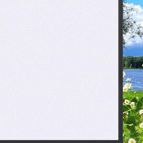 Fensterfolie Sichtschuzfolie 100 x 270 cm Statische Ohne Klebstoff Milchglasfolie Anti-Uv Geeignet Fenster Selbsthaftend für Wohnzimmer Küche Bad, weiß matt Fensterfolie Sichtschuzfolie 100 x 270 cm Statische Ohne Klebstoff Milchglasfolie Anti-Uv Geeignet Fenster Selbsthaftend für Wohnzimmer Küche Bad, weiß matt von LIUNADM