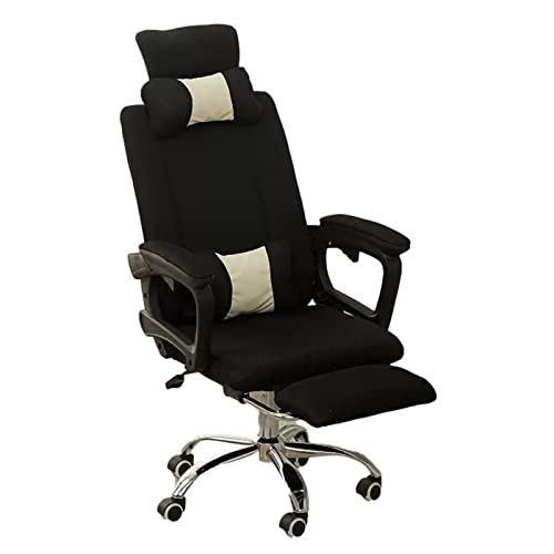 Home Work Chair Gaming Chair with High Back PC Lumbar Support Office Chair Adjustable Swivel Ergonomic Chair with Armrests And Footrest Executive Reclining Office Chair Black Vision Interessant von LIUNJHUY