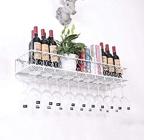 Wandmontierter Weinglashalter, kreative Weinregale, Getränkehalter, hängende Getränkehalter, umgedrehte Glashalter, Rotweinhalter, Aufbewahrung (Größe: 60 x 25 x 17 cm). Effizienz interesting von LIUNJHUY
