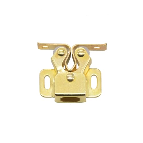 shuaiyu 2PCS Türstopper Schließer Stopper Dämpfer Puffer Magnet Schrank Fänge kompatibel mit Kleiderschrank Hardware Möbelbeschläge (Color : Golden Color) von LIUPOCVRE