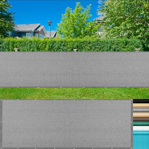 LIUWEIE Balkon Sichtschutz Balkonabdeckung 70 x 610 cm Ohne Bohren Wetterfest Wind Uv-Schutz Balkon Windschutz Stoff mit Kabelbinder Und Kordel für Balkongeländer, Grau LIUWEIE Balkon Sichtschutz Balkonabdeckung 70 x 610 cm Ohne Bohren Wetterfest Wind Uv-Schutz Balkon Windschutz Stoff mit Kabelbinder Und Kordel für Balkongeländer, Grau von LIUWEIE