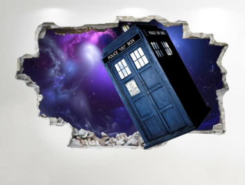 DOCTOR WHO WALL STICKER 3D LOOK - BEDROOM KIDS TARDIS WALL DECAL Z712 von LIUWW