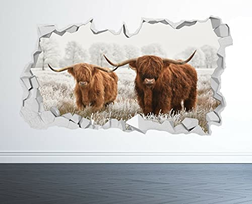 HIGHLAND COW WANDAUFKLEBER 3D-LOOK – SCHLAFZIMMER NATUR BAUERNHOF WANDAUFKLEBER HIGHLAND COW WANDAUFKLEBER 3D-LOOK – SCHLAFZIMMER NATUR BAUERNHOF WANDAUFKLEBER von LIUWW