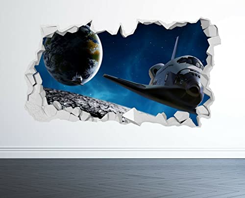 SPACE SHUTTLE WANDAUFKLEBER 3D-LOOK – MONDPLANET GALAXY JUNGEN SCHLAFZIMMER SPACE SHUTTLE WANDAUFKLEBER 3D-LOOK – MONDPLANET GALAXY JUNGEN SCHLAFZIMMER von LIUWW