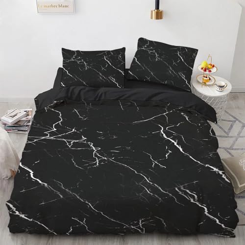 3D Bed Linen 3-Piece Set Black Red Sports Shadow Picture Microfibre Duvet Cover Bed Set + 2 Pillowcases 80 x 80 cm (Bettbezug 200 x 200 cm) von LIUXIAOLIANG