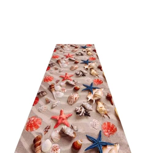 LIUXIUER 3D Seesternschalenmuster Eingang Runner Teppiche Für Flur Teppiche Korridor Treppe Teppich Fußmatten rutschfest Mehrere Größen Anpassbar Schneidbar,1x9m LIUXIUER 3D Seesternschalenmuster Eingang Runner Teppiche Für Flur Teppiche Korridor Treppe Teppich Fußmatten rutschfest Mehrere Größen Anpassbar Schneidbar,1x9m von LIUXIUER