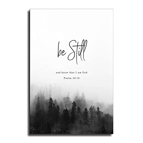 Christian Religious Art Psalm 46 10 Be Still And Know That I Am God Christian Wanddekoration Leinwandkunst Poster und Wandkunst Bild Druck Modern Schlafzimmer Dekor Poster 50 x 75 cm Christian Religious Art Psalm 46 10 Be Still And Know That I Am God Christian Wanddekoration Leinwandkunst Poster und Wandkunst Bild Druck Modern Schlafzimmer Dekor Poster 50 x 75 cm von LIUYANZI