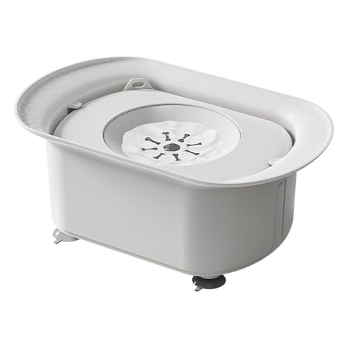 Hunde Wasserspender Spill Proof Bowl Spill Proof Design Für Große Hundeschlupffestes Schwimmendem Haustier Wasserspender von LIUZIKUN
