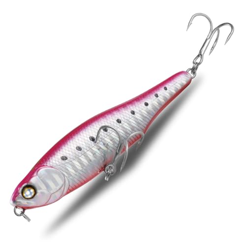 LIUZIKUN 10Cm 12,8G Topwater Bleistift Angeln Lockt Walking Künstliche Köder Mit Haken Harte Köder Für Forellen LIUZIKUN 10Cm 12,8G Topwater Bleistift Angeln Lockt Walking Künstliche Köder Mit Haken Harte Köder Für Forellen von LIUZIKUN