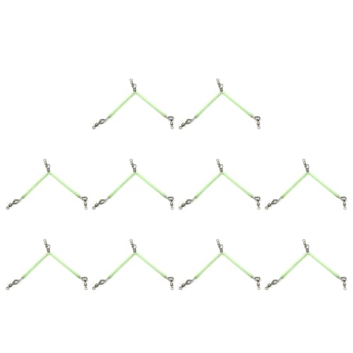 LIUZIKUN 10Pcs Fishings Balance Connectors Luminously Tube Fishings Balance Bracket Antitangle Boom mit Wirbel Haken Fishings to LIUZIKUN 10Pcs Fishings Balance Connectors Luminously Tube Fishings Balance Bracket Antitangle Boom mit Wirbel Haken Fishings to von LIUZIKUN