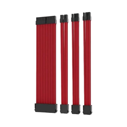 LIUZIKUN 24PIN Mainboard und GPU PCIE CPU 8PIN Buntes Modulkabel Computer 18AWG Netzteil Verlängerungskabelsatz LIUZIKUN 24PIN Mainboard und GPU PCIE CPU 8PIN Buntes Modulkabel Computer 18AWG Netzteil Verlängerungskabelsatz von LIUZIKUN