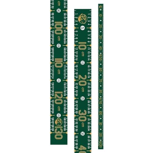 LIUZIKUN 51 Zoll Fischmesswerkzeug, selbstklebendes, weiches Angelmaßband, Salzwasserfischmaßband, Angeln, unverzichtbar, tragbar von LIUZIKUN