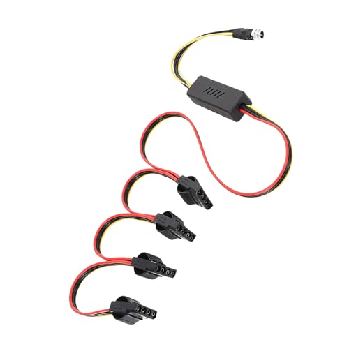LIUZIKUN 5525 zu 4Pin Festplatten Netzteil Adapter Anschlüsse Kabel 12V Zu 5V Festplatte Netzteil Kabel Ersatz von LIUZIKUN