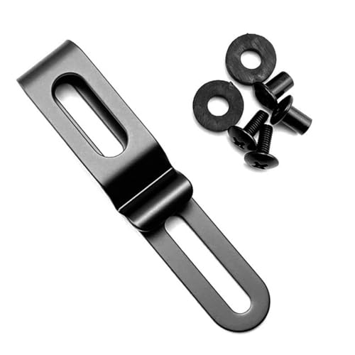 LIUZIKUN Edelstahl Kydex Holster Clip K Scheide Taille Clip Zubehör Scheide Zurück Clip Kydexe Tragegurt von LIUZIKUN