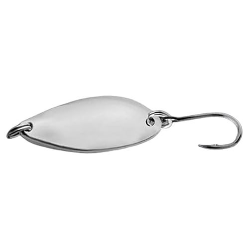 LIUZIKUN Forellen Angeln Löffel Köder Angeln Spinner Metall Harte Köder Mit Einzel Haken Pailletten Köder Angelgerät Dauerhafte von LIUZIKUN