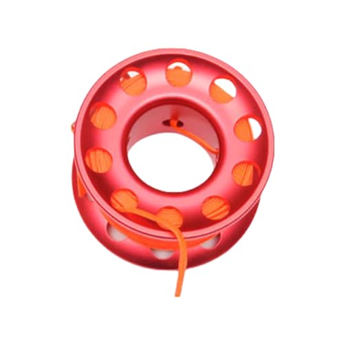 LIUZIKUN Scubas Tauchen Spool Aluminium Legierungen Spool Finger Reel Mit Doppel Ended Haken Freediving Finger Spool Tauchgänge Reel Dauerhafte von LIUZIKUN