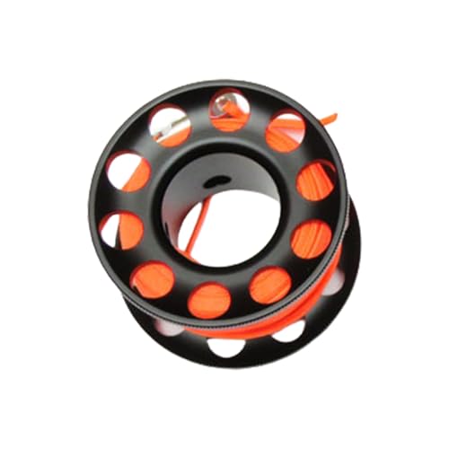 LIUZIKUN Scubas Tauchen Spool Aluminium Legierungen Spool Finger Reel Mit Doppel Ended Haken Freediving Finger Spool Tauchgänge Reel Dauerhafte von LIUZIKUN