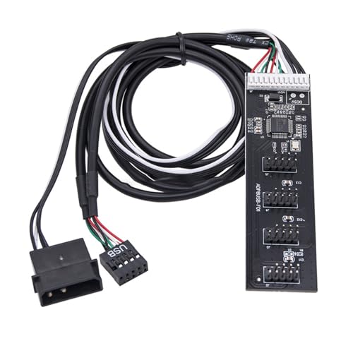 LIUZIKUN USB 2.0 9-Pin-Header USB 1 bis 4 Stecker Verlängerungskabel Splitter Adapter Konverter Motherboard USB 2.0 Adapter 9-Pin-Anschluss LIUZIKUN USB 2.0 9-Pin-Header USB 1 bis 4 Stecker Verlängerungskabel Splitter Adapter Konverter Motherboard USB 2.0 Adapter 9-Pin-Anschluss von LIUZIKUN