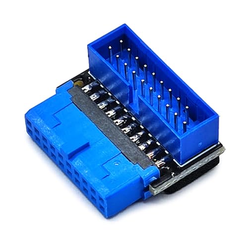 LIUZIKUN USB-Header-Adapter USB3.2 GEN1 19Pin/20Pin-Steckdosen 90-Grad-Lenkwinkel-Konverteradapter für Desktop-Motherboards von LIUZIKUN