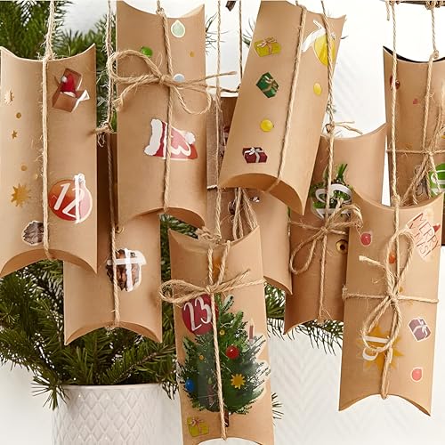 Adventskalender zum Befüllen: Schöner DIY Adventskalender zum Selbstbefüllen mit Kartons, Stickern und Juteschnur - 2025 Adventskalender zum Basteln - DIY Adventskalender Selber Befüllen LIVAIA Adventskalender zum Befüllen: Schöner DIY Adventskalender zum Selbstbefüllen mit Kartons, Stickern und Juteschnur - 2025 Adventskalender zum Basteln - DIY Adventskalender Selber Befüllen LIVAIA von LIVAIA