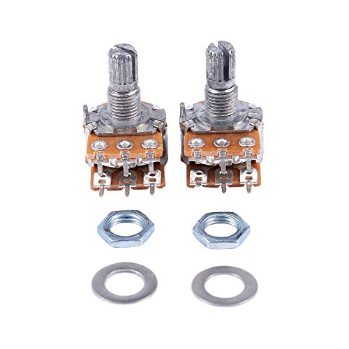 LIVASH 2 St¨¹Ck B50K 50K Ohm 6 Klemmen Dual Linear Rotary Taper Potentiometer von LIVASH