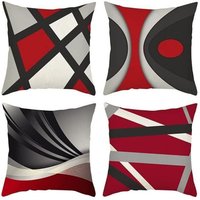4er-Set Kissenbezüge, 40 x 40 cm, dekorativer Sofakissenbezug, Dekoration für Schlafzimmer, einfach zu verwenden 4er-Set Kissenbezüge, 40 x 40 cm, dekorativer Sofakissenbezug, Dekoration für Schlafzimmer, einfach zu verwenden von LIVE HOUSE
