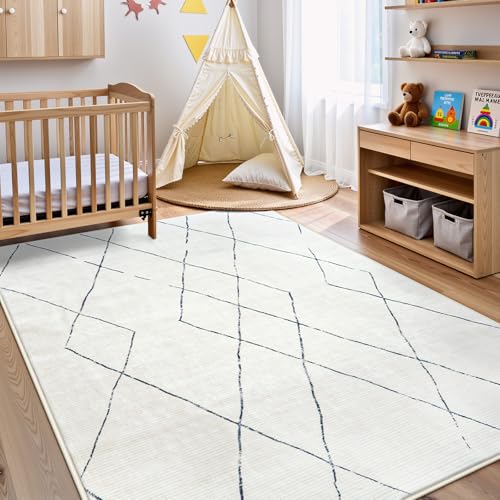 LIVEBOX Teppich, waschbar, 12,7 x 17,8 cm, moderner geometrischer Wohnzimmerteppich, weiche Teppiche für Schlafzimmer, rutschfest, für Kinderzimmer, Kinderzimmer, Heimdekoration LIVEBOX Teppich, waschbar, 12,7 x 17,8 cm, moderner geometrischer Wohnzimmerteppich, weiche Teppiche für Schlafzimmer, rutschfest, für Kinderzimmer, Kinderzimmer, Heimdekoration von LIVEBOX