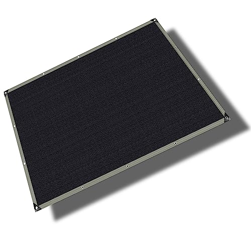 LIVEINU Sun Sonnensegel Schattenspender Sonnenschutz Sonnentuch Schattensegel UV Schutz Atmungsaktiv Für Garten Camping Terrasse Rechteck Sonnenschirm Stoff Segel Mit Ösen 3x10m Schwarz von LIVEINU