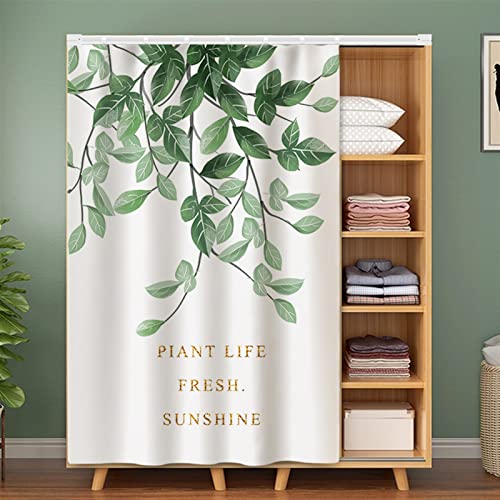 LIVEINU Tropische Blätter Schrankvorhänge für Küche, Kleiderschrank, Badezimmer, Staubdichter Vorhang für Regale, Wandpaneele, hängende Tür, Japanische Noren, Klettband Selbstklebend 100x140cm Stil 1 LIVEINU Tropische Blätter Schrankvorhänge für Küche, Kleiderschrank, Badezimmer, Staubdichter Vorhang für Regale, Wandpaneele, hängende Tür, Japanische Noren, Klettband Selbstklebend 100x140cm Stil 1 von LIVEINU