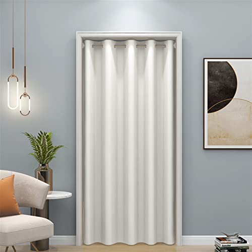 LIVEINU Türvorhang Blickdicht Thermo Gardinen Vorhang mit Ösen Schlaufenschal Thermogardine Thermovorhang Kälteschut Wärmeisolierend für Schlafzimmer Tür Schrank Vorhang Weiß 150x240cm LIVEINU Türvorhang Blickdicht Thermo Gardinen Vorhang mit Ösen Schlaufenschal Thermogardine Thermovorhang Kälteschut Wärmeisolierend für Schlafzimmer Tür Schrank Vorhang Weiß 150x240cm von LIVEINU