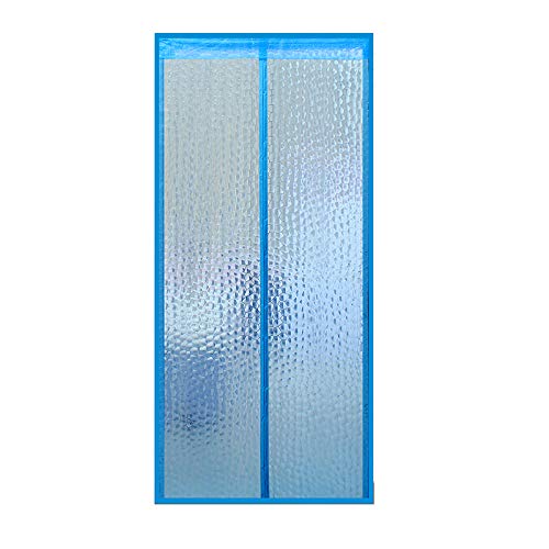 Liveinu Wärmeschutzvorhang Magnet Thermo Türvorhang Fliegengitter Panel-Isolierung Thermovorhang Wasserdicht Winddicht Klimaanlage Fliegenvorhang für Balkontür Wohnzimmer 100x210cm Blau Liveinu Wärmeschutzvorhang Magnet Thermo Türvorhang Fliegengitter Panel-Isolierung Thermovorhang Wasserdicht Winddicht Klimaanlage Fliegenvorhang für Balkontür Wohnzimmer 100x210cm Blau von LIVEINU