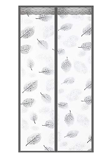 LIVEINU Wärmeschutzvorhang Magnet Thermo Türvorhang Fliegengitter Panel-Isolierung Thermovorhang Wasserdicht Winddicht Klimaanlage Fliegenvorhang für Balkontür Wohnzimmer 100x230cm Style 2 von LIVEINU