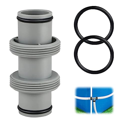 Pool Schlauchverbinder 38mm, Pool Schlauchadapter, Poolschlauch 38mm Verbinder, Pool Anschlussset 38mm Pool Schlauchverbinder Verlängerung, Poolschlauch Adapter für Intex Bestway Coleman von LIVESTN