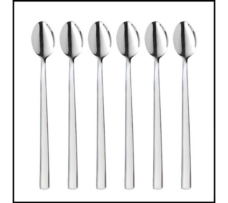 LIVINA HOME Latte-Macchiato-Löffel Premium Latte-Macchiato Löffel, extra lange Löffel, Edelstahl 18/10 (12 Stück), Spülmaschinenfest, Valentinstag Angebot! von LIVINA HOME