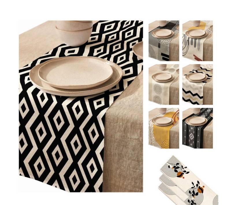 LIVINA HOME Tischläufer Premium Tischdecke abwaschbar, Tischband, moderne Leinenoptik Decke, Tischtuch, Juteband, Gartentischdecke, Tafeltuch LIVINA HOME Tischläufer Premium Tischdecke abwaschbar, Tischband, moderne Leinenoptik Decke, Tischtuch, Juteband, Gartentischdecke, Tafeltuch von LIVINA HOME