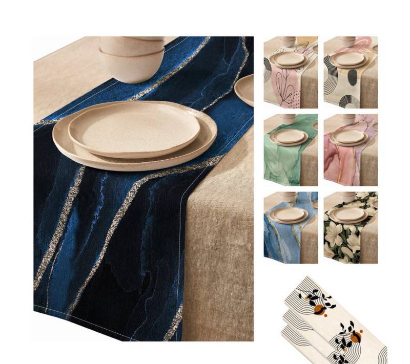 LIVINA HOME Tischläufer Premium Tischdecke abwaschbar, Tischband, moderne Leinenoptik Decke, Tischtuch, Juteband, Gartentischdecke, Tafeltuch LIVINA HOME Tischläufer Premium Tischdecke abwaschbar, Tischband, moderne Leinenoptik Decke, Tischtuch, Juteband, Gartentischdecke, Tafeltuch von LIVINA HOME