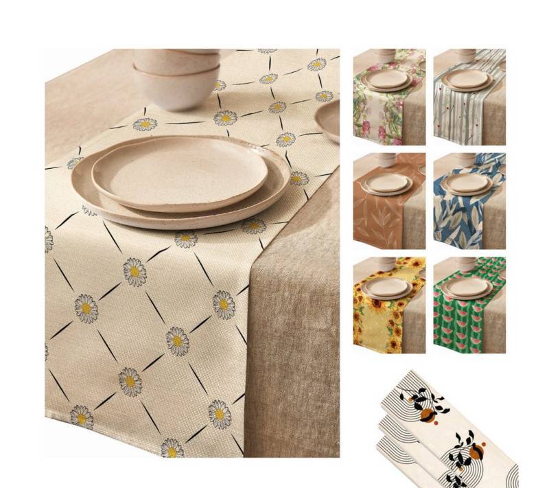 LIVINA HOME Tischläufer Premium Tischdecke abwaschbar, Tischband, moderne Leinenoptik Decke, Tischtuch, Juteband, Gartentischdecke, Tafeltuch LIVINA HOME Tischläufer Premium Tischdecke abwaschbar, Tischband, moderne Leinenoptik Decke, Tischtuch, Juteband, Gartentischdecke, Tafeltuch von LIVINA HOME