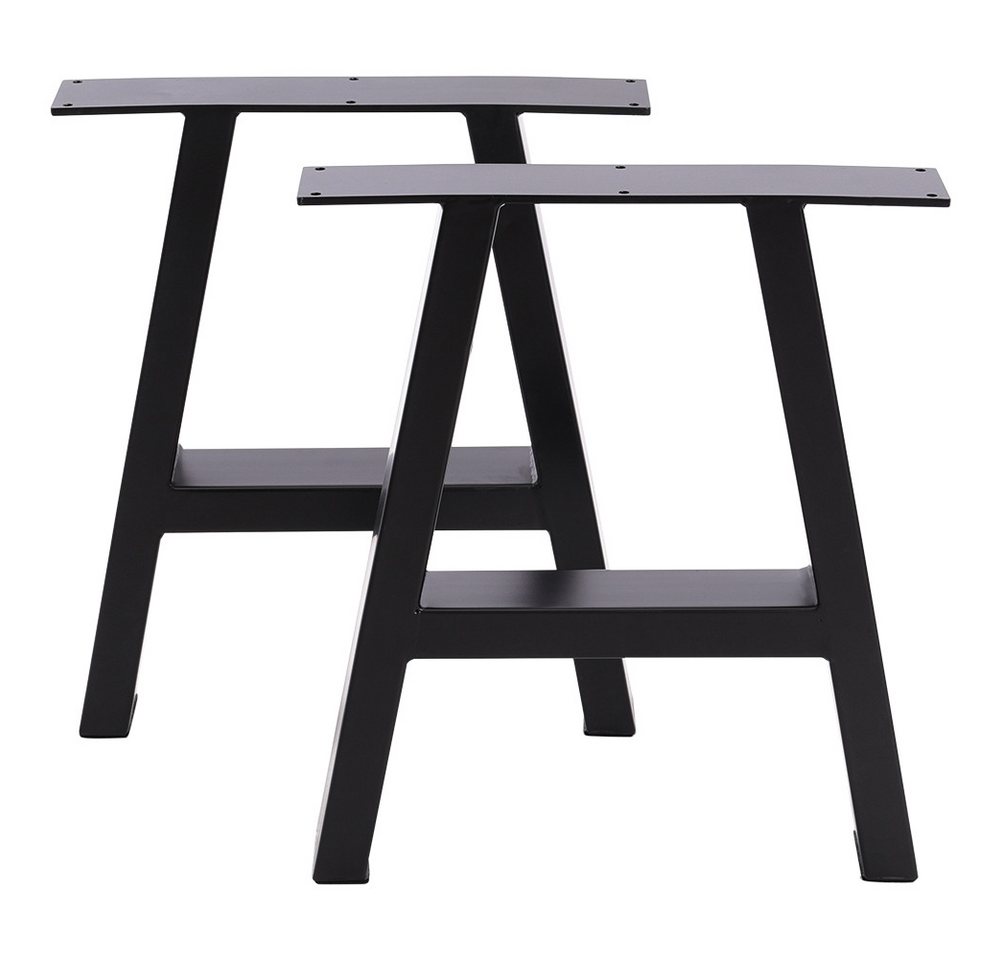 LIVINGANDHOME Tischbein 2er-Set Leiterförmige Tischbeine aus Metall, für Beistelltische, Couchtische oder DIY-Möbelprojekte, 69×71.5cm von LIVINGANDHOME