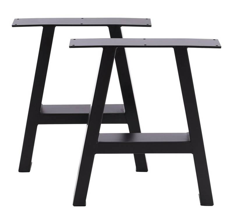 LIVINGANDHOME Tischbein 2er-Set Leiterförmige Tischbeine aus Metall, für Beistelltische, Couchtische oder DIY-Möbelprojekte, 69×71.5cm von LIVINGANDHOME