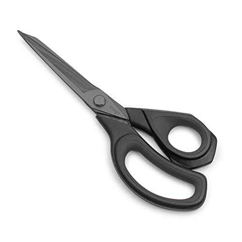 LIVINGO 22 cm Premium Schwerlast-Schere – Edelstahl mit Titanbeschichtung, Scharfe Allzweck-Stoffschere für Nähen, Schneiderarbeiten, Basteln, Leder und Heim- und Büroschneiden,Schwarz LIVINGO 22 cm Premium Schwerlast-Schere – Edelstahl mit Titanbeschichtung, Scharfe Allzweck-Stoffschere für Nähen, Schneiderarbeiten, Basteln, Leder und Heim- und Büroschneiden,Schwarz von LIVINGO