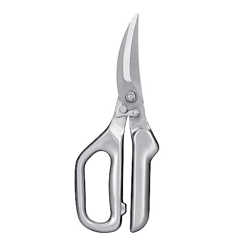 LIVINGO Küchenschere Scharfe Strapazierfähigaus Edelstahl, Geflügelschere Abnehmbare, Heavy Duty Fleischschere, Knochenschere mit Sicherheitsschloss, Kücheschere für zu Hause von LIVINGO