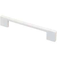 Möbelgriff ba 128mm, Küchengriff Weiss matt, Türgriff, Schrankgriff von LIVINGPOINT24