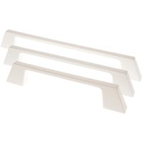 Möbelgriff ba 160mm, Küchengriff Weiss matt, Schrankgriff Stilo von LIVINGPOINT24