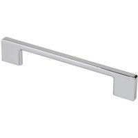 Möbelgriff ba 192mm, Küchengriff Chrom glänzend, Badmöbelgriff von LIVINGPOINT24