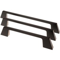 Livingpoint24 - Möbelgriff ba 256mm, Küchengriff Schwarz matt, Schrankgriff Stilo von LIVINGPOINT24
