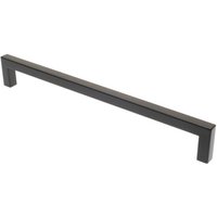 Möbelgriff ba 224mm, Küchengriff Schwarz matt, Türgriff eckig von LIVINGPOINT24